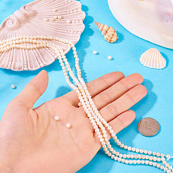 3 нить бусин из натурального культивированного пресноводного жемчуга&nbsp;PEAR-TA0001-32
