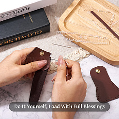 Набор для самостоятельного изготовления кожаного мини-кошелька для монет&nbsp;DIY-TA0004-90B