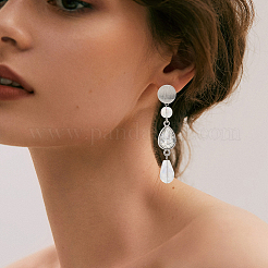 20 шт. 2-х цветные латунные серьги-гвоздики&nbsp;KK-BBC0023-11