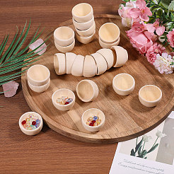 Деревянная чаша&nbsp;DJEW-WH0042-113