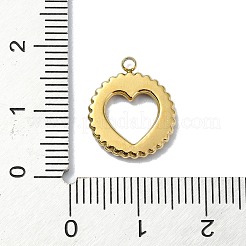 Pendentifs en acier inoxydable 304 avec placage ionique (IP)&nbsp;STAS-B058-13G-03