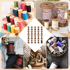 Деревянные пустые катушки для проволоки&nbsp;TOOL-WH0125-54B