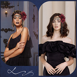 Нейлон и полиэстер и полипропиленовый пластиковый головной убор на Хэллоуин для женщин и девочек&nbsp;OHAR-WH20012-03