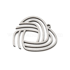 Ciondoli in acciaio inox 304&nbsp;STAS-E525-01B-P