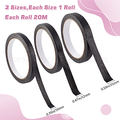 3 рулон двухцветной гофрированной бумажной малярной ленты&nbsp;AJEW-GF0008-71A