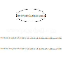 Chaînes de perles de colonne de verre&nbsp;CHC-F017-02