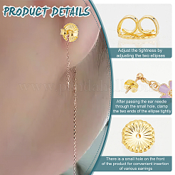 6 пара 2 цветов 925 серебряные фрикционные гайки для ушей&nbsp;FIND-PH0018-22