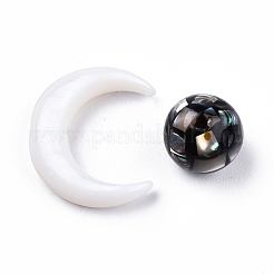 Бусины из натуральных пресноводных ракушек SSHEL-N032-51-A03