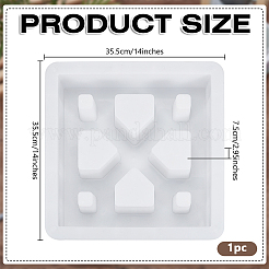 Stampo per blocchi di plastica fai da te&nbsp;SIMO-WH0002-06A