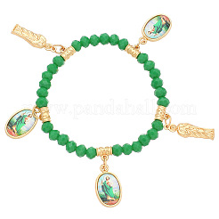 Braccialetti con ciondoli in lega a tema vergine maria&nbsp;FS-WG13DD4-01