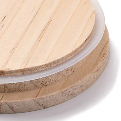 Couvercles de bocaux en bois&nbsp;AJEW-GF0004-90A