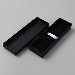 Scatole portapenne rettangolari in cartone&nbsp;CON-WH0084-77C