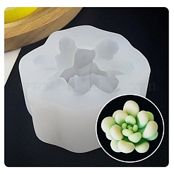 Plantas suculentas dan forma a moldes de fondant&nbsp;DIY-WH0204-17