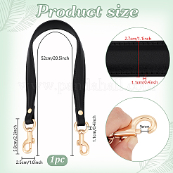 Сумочные ручки из композитной коровьей кожи с металлическими застежками для замены аксессуаров для сумок.&nbsp;FIND-WH00670-123