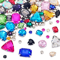 100 pz di strass da cucire in vetro&nbsp;GLAA-TA0004-45