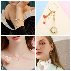 12шт 3 цвета стеклянные подвески&nbsp;GLAA-SC0001-36