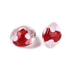 Perles vernissées manuelles&nbsp;LAMP-N038-07F