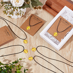 Ожерелья с подвесками из эмалевого сплава в бейсбольном стиле&nbsp;NJEW-GO00004