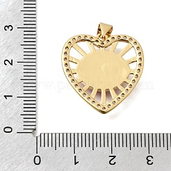 Ottone micro spianare pendenti zirconi&nbsp;KK-C255-19G-01