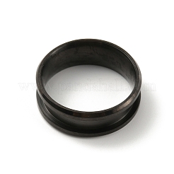 201 geriffelte Fingerringfassungen aus Edelstahl&nbsp;RJEW-WH0010-08C-EB-1