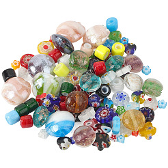 120шт 7 стиля ручной работы бусины лэмпворк&nbsp;LAMP-SC0001-59