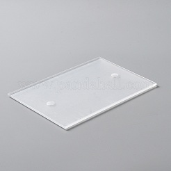 Espositori per fascia in acrilico a 2 livello&nbsp;ODIS-WH0027-052