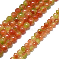 Натуральный Malaysia нефритовые бусы пряди&nbsp;G-L645-C01-10mm-25