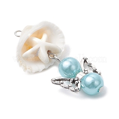 12 шт. подвески из ракушек&nbsp;PALLOY-JF03695-01