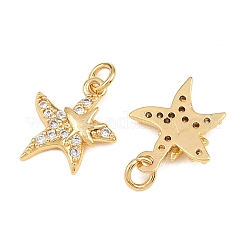 Messing micro pave klar zirkonia charme&nbsp;KK-Q085-02E-G