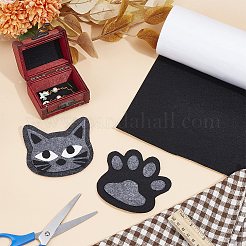 Autocollant en feutre de polyester&nbsp;DIY-WH0409-73B