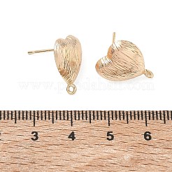 Fornituras de aretes de latón&nbsp;KK-D263-05G