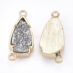 Соединители звеньев агата натурального друзы&nbsp;G-S344-04B