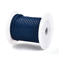 Плетеный шнур коровья кожа&nbsp;NWIR-N005-01E-3mm