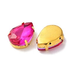 Tropfenförmiger Strass zum Aufnähen&nbsp;RGLA-L028-09G-02