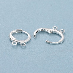 Risultati dell'orecchino a leva in ottone placcato a cremagliera a 2 foro&nbsp;LS-KK-D075-05S-RS