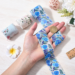 3 Rolle Polyesterband mit Blumenmuster in 3 Stilen&nbsp;OCOR-CP0001-29