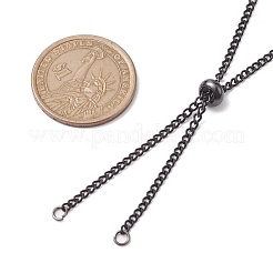 Регулируемые цепи из нержавеющей стали 304 панцирного типа ожерелья изготовление&nbsp;AJEW-JB01214-03