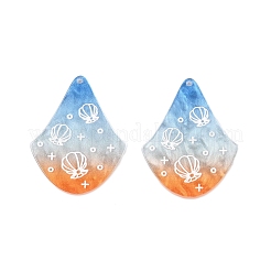 Печатные акриловые подвески&nbsp;OACR-T028-02B