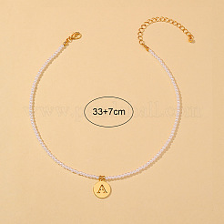 Collares redondos de perlas de plástico&nbsp;FS-WG7BB5B-01