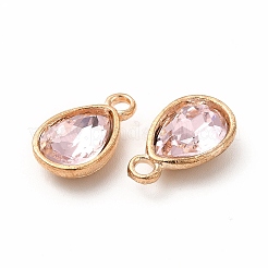 Факельные стеклянные подвески из стразы&nbsp;GLAA-I051-AM