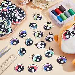 1 набор фетровых глаз для кукол&nbsp;DIY-PH0032-46