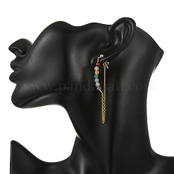 Natürlichen Edelstein Ohrstecker&nbsp;EJEW-JE07286