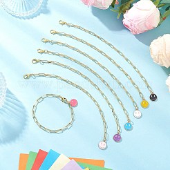 Браслеты-цепочки из латуни для женщин&nbsp;BJEW-JB12541