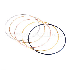 5 pieza de anillos de hierro de 5 colores&nbsp;FIND-TA0011-10