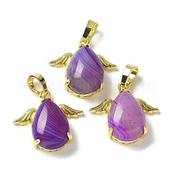 Pendentifs en pierres précieuses mixtes naturels et synthétiques&nbsp;KK-F888-01G