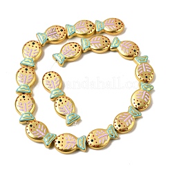 Бусины из стеклянной эмали&nbsp;GLAA-B035-01A