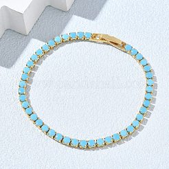 Braccialetti tennis in turchese sintetico&nbsp;KK-CBA964F-01G-04