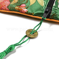 Sacchetti con cerniera per riporre gioielli in tessuto floreale in stile cinese&nbsp;AJEW-D063-01I