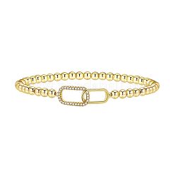 Ottone braccialetti di collegamento strass&nbsp;FS-WGE99A7-03
