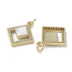 Латунные микро проложить кубического циркония подвески&nbsp;KK-G485-08G